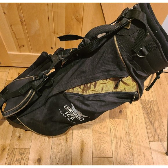Hot Z Smirnoff Triple Black 5 way Standing Golf Club Bag. Straps & Cover - Picture 2 of 12